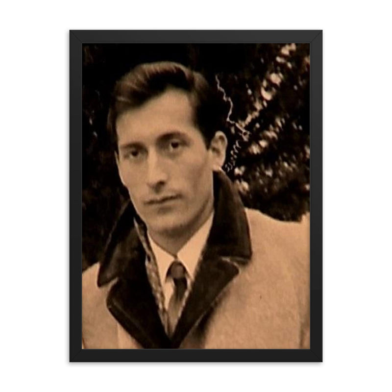 Blago Zadro framed print on a plain backdrop in size 18