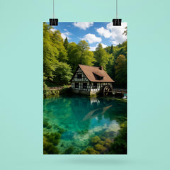 Blautopf Spring Blaubeuren Germany poster 6