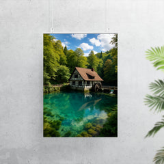 Blautopf Spring Blaubeuren Germany poster 7