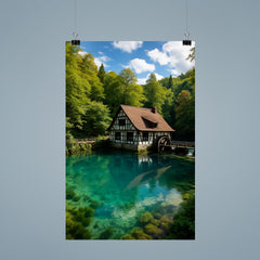 Blautopf Spring Blaubeuren Germany poster 9