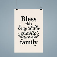 Bless this beautifully chaotic family poster 9