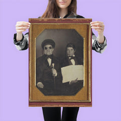 Blind Man and His Reader, 1850 poster 3