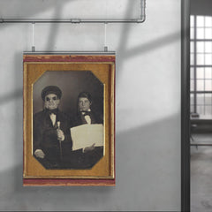 Blind Man and His Reader, 1850 poster 4