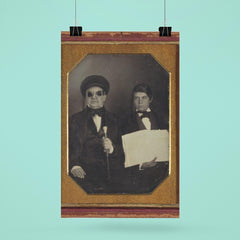 Blind Man and His Reader, 1850 poster 6