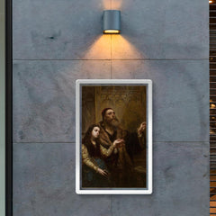 Blind Veit Stoss with His Granddaughter by Jan Matejko, 1865 poster 2