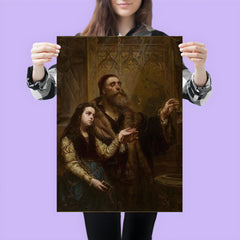 Blind Veit Stoss with His Granddaughter by Jan Matejko, 1865 poster 3