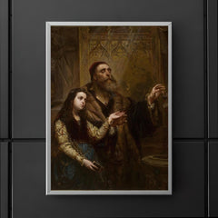 Blind Veit Stoss with His Granddaughter by Jan Matejko, 1865 poster 5