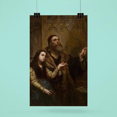 Blind Veit Stoss with His Granddaughter by Jan Matejko, 1865 poster 6