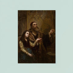 Blind Veit Stoss with His Granddaughter by Jan Matejko, 1865 poster 8