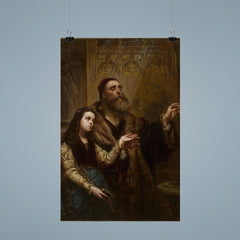 Blind Veit Stoss with His Granddaughter by Jan Matejko, 1865 poster 9