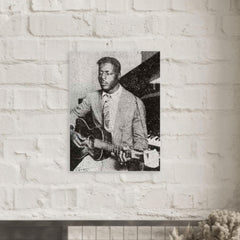 Blind Willie Johnson metal print mockup