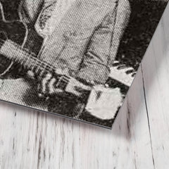 Blind Willie Johnson metal print mockup