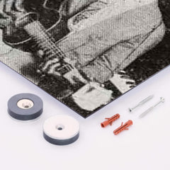 Blind Willie Johnson metal print mockup