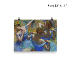 Blue Dancers by Edgar Degas, c. 1899 poster 3