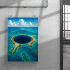 Blue Hole Belize poster 4