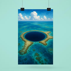 Blue Hole Belize poster 6