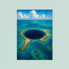 Blue Hole Belize poster 8