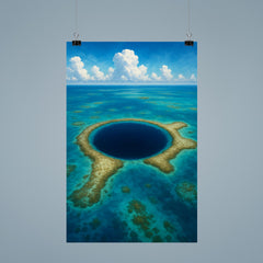 Blue Hole Belize poster 9