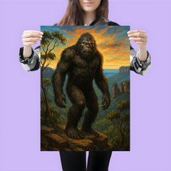 Blue Mountains Australia Yowie poster 3