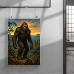 Blue Mountains Australia Yowie poster 4