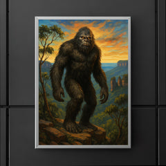 Blue Mountains Australia Yowie poster 5