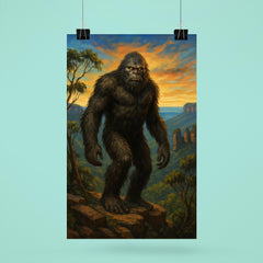 Blue Mountains Australia Yowie poster 6