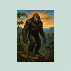 Blue Mountains Australia Yowie poster 8