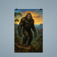 Blue Mountains Australia Yowie poster 9