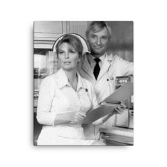 Bobby Troup canvas print on a plain backdrop in size 16"x20".