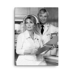 Bobby Troup canvas print on a plain backdrop in size 18"x24".