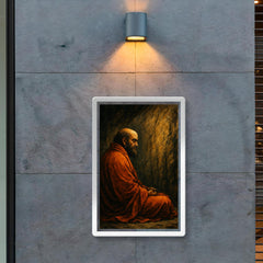 Bodhidharma facing the cave wall poster 2