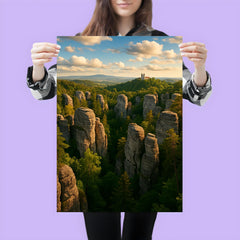Bohemian Paradise Rock Towns Czech Republic poster 3