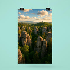 Bohemian Paradise Rock Towns Czech Republic poster 6