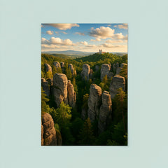 Bohemian Paradise Rock Towns Czech Republic poster 8