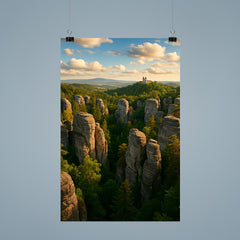 Bohemian Paradise Rock Towns Czech Republic poster 9