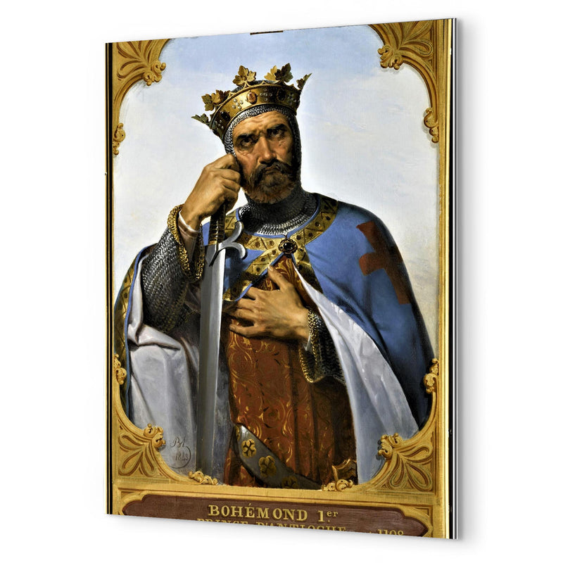Bohemond I of Antioch metal print mockup