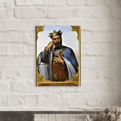Bohemond I of Antioch metal print mockup