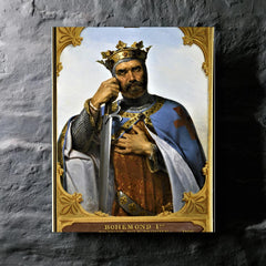 Bohemond I of Antioch metal print mockup