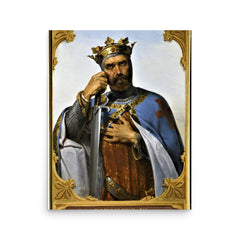 Bohemond I of Antioch poster on a plain backdrop in size 16"x20".