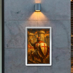 Bohemond of Taranto at Antioch walls poster 2