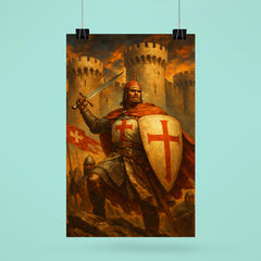 Bohemond of Taranto at Antioch walls poster 6