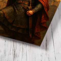 Bolesław Chrobry with the Szczerbiec at Kiev metal print mockup