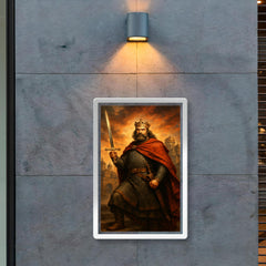 Bolesław Chrobry with the Szczerbiec at Kiev poster 2