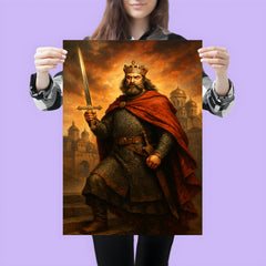 Bolesław Chrobry with the Szczerbiec at Kiev poster 3