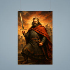 Bolesław Chrobry with the Szczerbiec at Kiev poster 9
