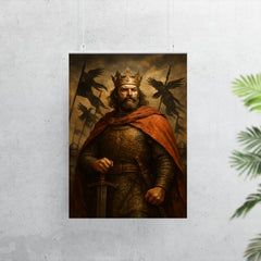 Boleslaw Chrobry crowned with raven banners poster 7