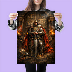 Boleslaw the Brave before Gniezno doors poster 3