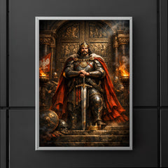 Boleslaw the Brave before Gniezno doors poster 5