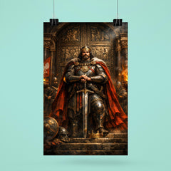Boleslaw the Brave before Gniezno doors poster 6