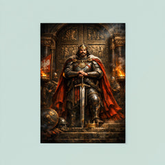 Boleslaw the Brave before Gniezno doors poster 8